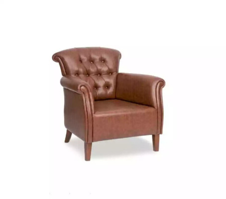 Designer Armchair Brown Luxury Chesterfield Furniture Luxury Office Executive Chair