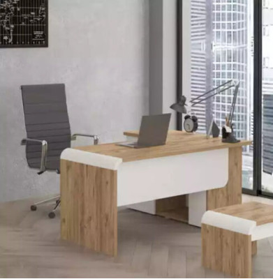 Brown Corner desk Office furniture Design Desk Executive desk