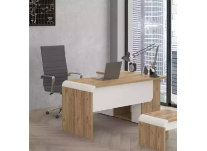 Brown Corner desk Office furniture Design Desk Executive desk