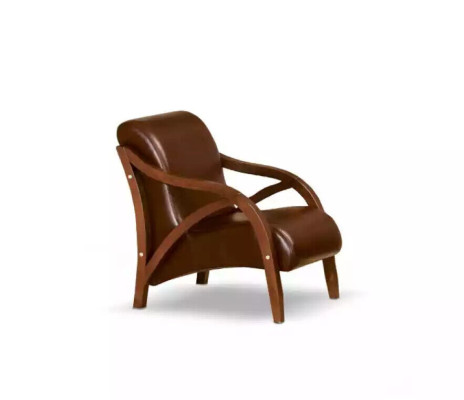 Modern Brown Armchair Study room furniture Armchair Office Furnishings
