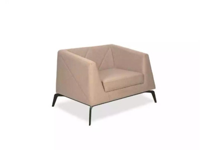 Beige Luxury Armchair Office furniture Upholstered armchair Study room furniture