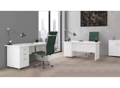 Desk White Luxury Study room Office furniture Table Desks