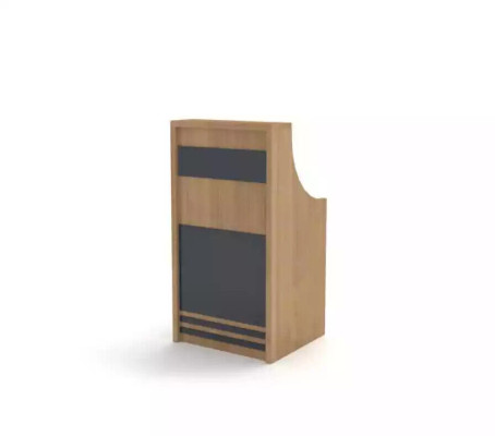 Wood standing desk lectern mobile standing table study room office furniture desk