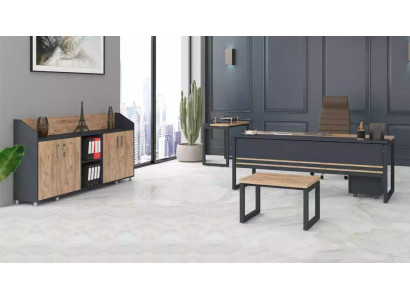 Large Office furniture Complete's Set Study room furniture Wardrobe Desk