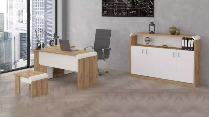 Office for Praxis Law Firm Office Complete e Furnishings Wardrobe Table 3-piece