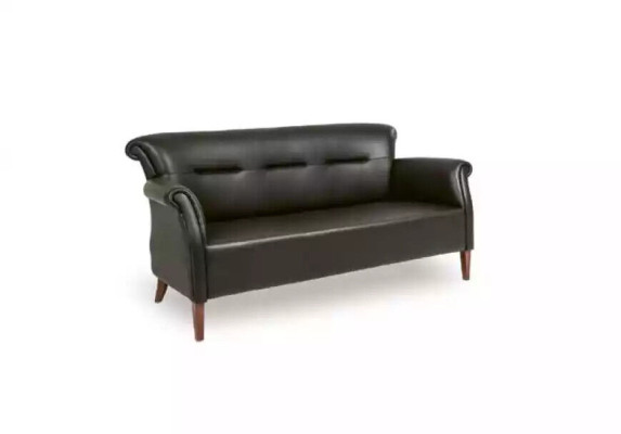 Modern Black Three Seater Study Room Sofas Office Furniture Set
