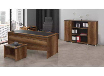 Luxury office furniture desk work table study room set 4 pieces