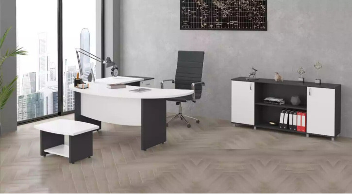 Modern office furniture set office furniture set workplace design 3 pieces