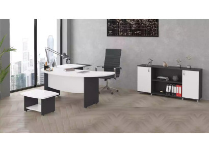Modern office furniture set office furniture set workplace design 3 pieces