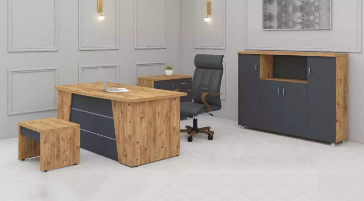 Modern Complete Set Office furniture Study room furniture Luxury 4-piece set