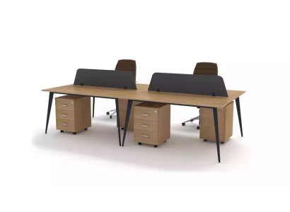 Large Brown Desk Workplace Furniture Workplace Equipment