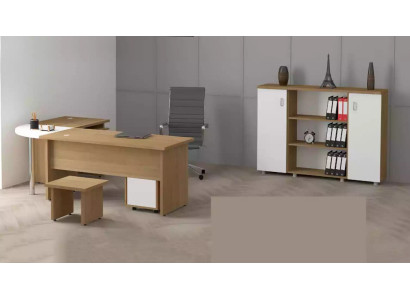 Heller Office furniture Set Study room Desk Filing cabinet Table