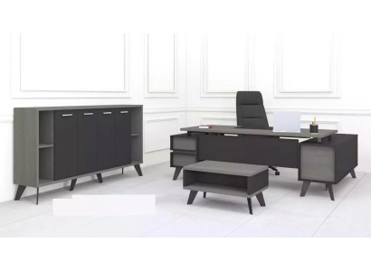 Study room Office Furniture Desk Coffee table Filing cabinet 3-piece set