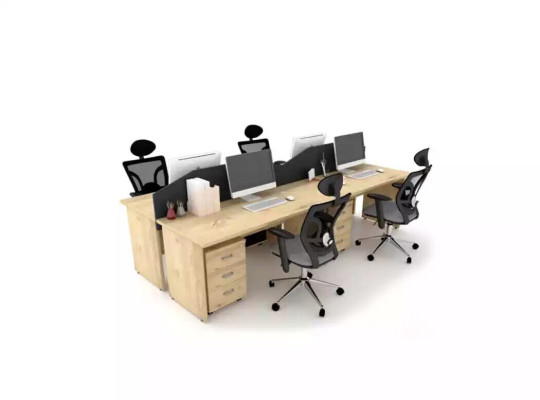 Large Wood Desk Study room Computer desk Modern office furniture