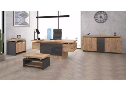 Luxury Office Suite Study room Furniture Desks Wardrobe 4pcs