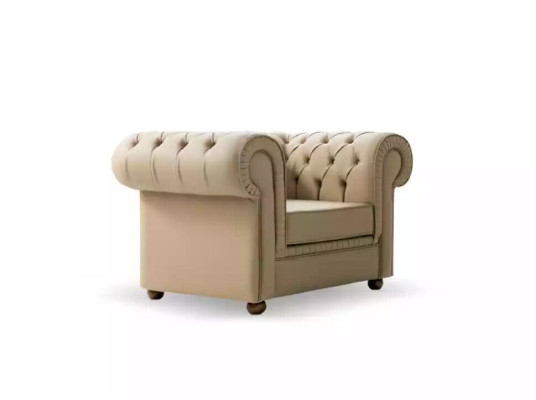 Chesterfield Armchair Luxury Office furniture Single-seater upholstered armchair Modern