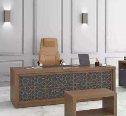Classic r Desk Study room Table Wooden furniture Office 220x90cm