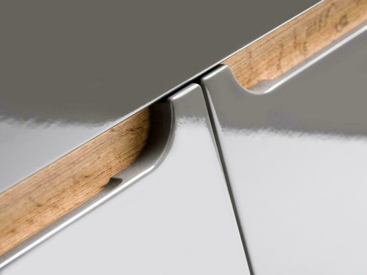 Gray washbasin with base cabinet High-quality washbasin
