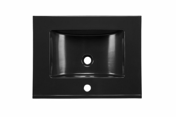 Ceramics Washbasin Washbasin Built-in Black Plate Design Basin
