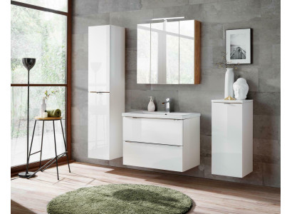Design Bathroom Furniture Bathroom 4 pcs. Set Deco Suite Wardrobe Washbasin