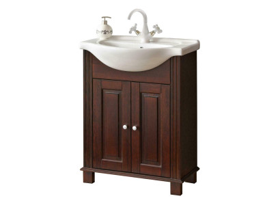 Brown Washbasin Base Cabinet High Quality Washbasin Bathroom Furniture 65cm