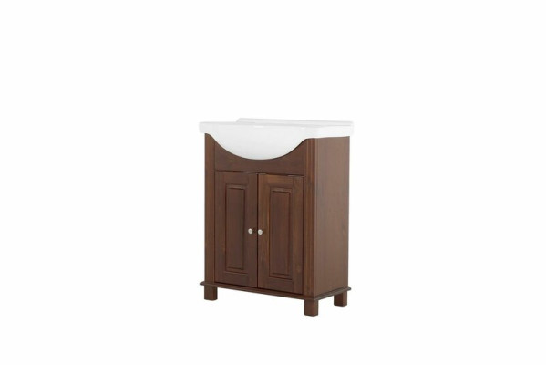 Brown Washbasin Base Cabinet High Quality Washbasin Bathroom Furniture 65cm