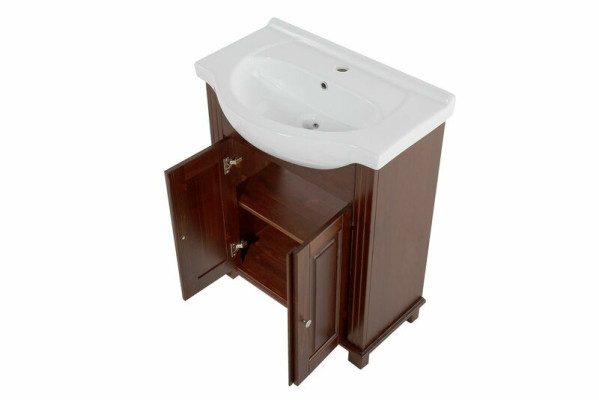 Brown Washbasin Base Cabinet High Quality Washbasin Bathroom Furniture 65cm
