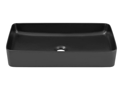Black Ceramics Top Table Plate Washbasin Washbasin