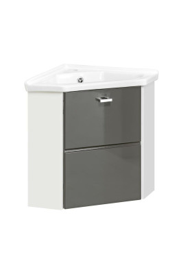 Corner Washbasin Washbasin with base cabinet 40 cm Corner basin Washbasin Ceramics