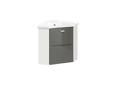 Corner Washbasin Washbasin with base cabinet 40 cm Corner basin Washbasin Ceramics