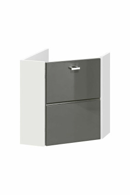 Corner Washbasin Washbasin with base cabinet 40 cm Corner basin Washbasin Ceramics