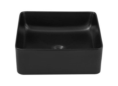 Washbasin Black Ceramics Attachment Table Plate Washbasin Basin Attachment