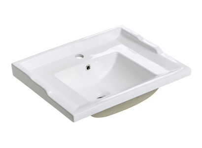 Ceramics Washbasin Washbasin Modern Decorative Countertop Washbasin White