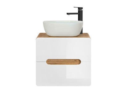 Washbasin Bathroom Washbasin with attachment basin 60cm base cabinet high gloss