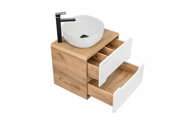 Washbasin Bathroom Washbasin with attachment basin 60cm base cabinet high gloss
