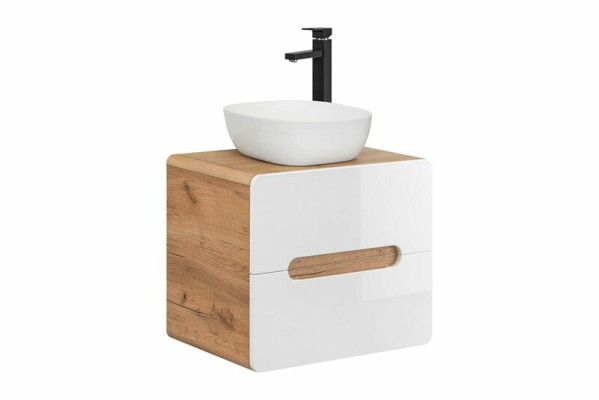 Washbasin Bathroom Washbasin with attachment basin 60cm base cabinet high gloss