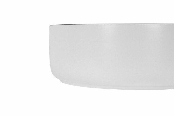 Round Round Basin Attachment Washbasin Black White Basin