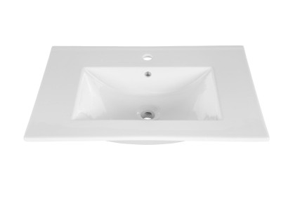 Deko Ceramics Washbasin Washbasin Countertop washbasin White Washbasin