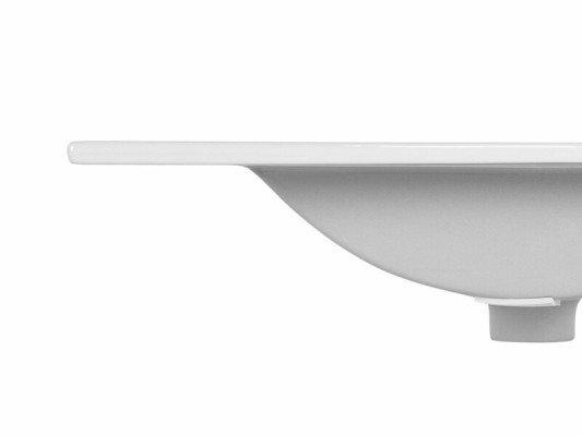 Deko Ceramics Washbasin Washbasin Countertop washbasin White Washbasin
