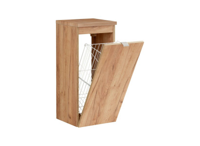 Universal wall cupboard wardrobe bathroom furniture with a laundry basket