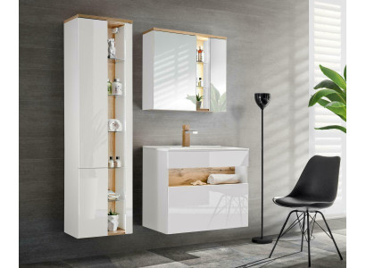 Design Bathroom Furniture Bathroom 3 pcs. Set Suite Decorative Wardrobe Washbasin