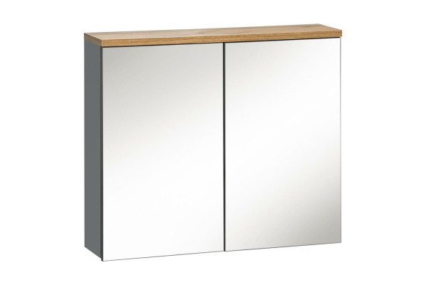 Mirror cabinet wall cabinet Bathroom cabinet with Mirror 80 cm bathroom