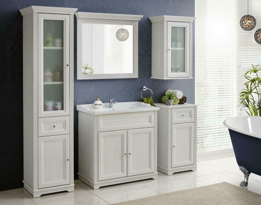 Design Bathroom Furniture Bathroom 5 pcs. Deco Set Suite Wardrobe Washbasin