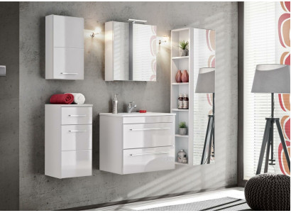Design Bathroom Furniture Decoration Bathroom 5 pcs. Set Suite Wardrobe Washbasin