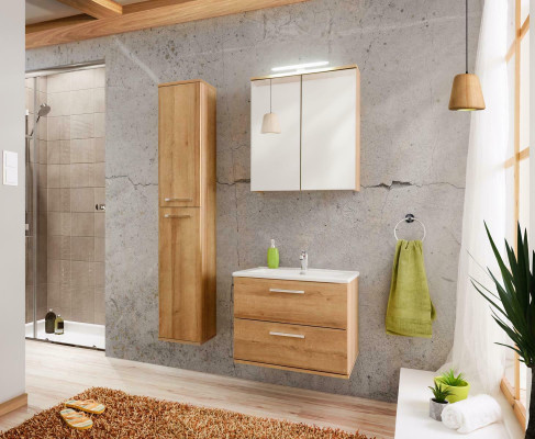 Design Bathroom Furniture Bathroom 3 pcs. Deco Set Suite Wardrobe Washbasin