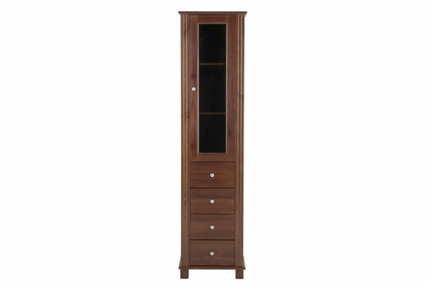 High-quality Bathroom Wardrobe Tall Cabinet Decorative Wood Bathroom Furniture Luxury