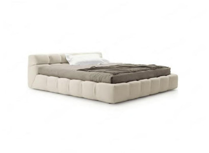 White beige Bed Bedroom Beds Double Beds Sleeping Beds Textile
