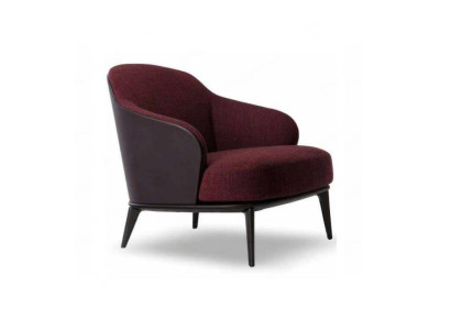 Designer Armchair Conference Armchair Dining room Chair Office chair in red new