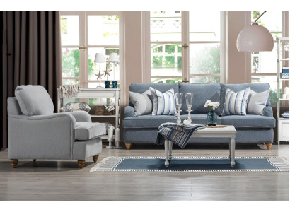 Sofa set 2-piece Living room Furnishings three-seater sofa luxury armchair new