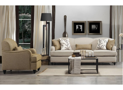 Sofa set 2-piece three-seater sofa modern armchair sofa set design living room